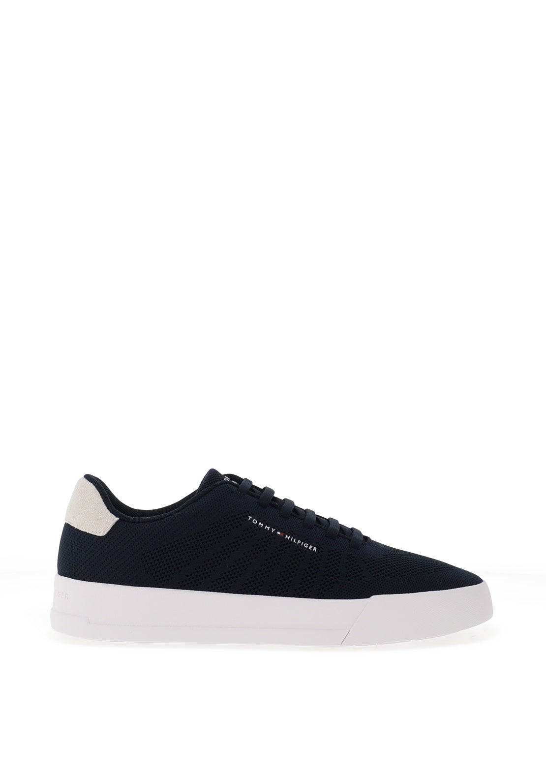 Tommy Hilfiger Logo Knit Court Trainers, Navy