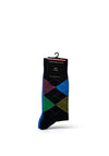 Tommy Hilfiger 2 Pack Classic Argyle Socks, Olympic Blue Multi