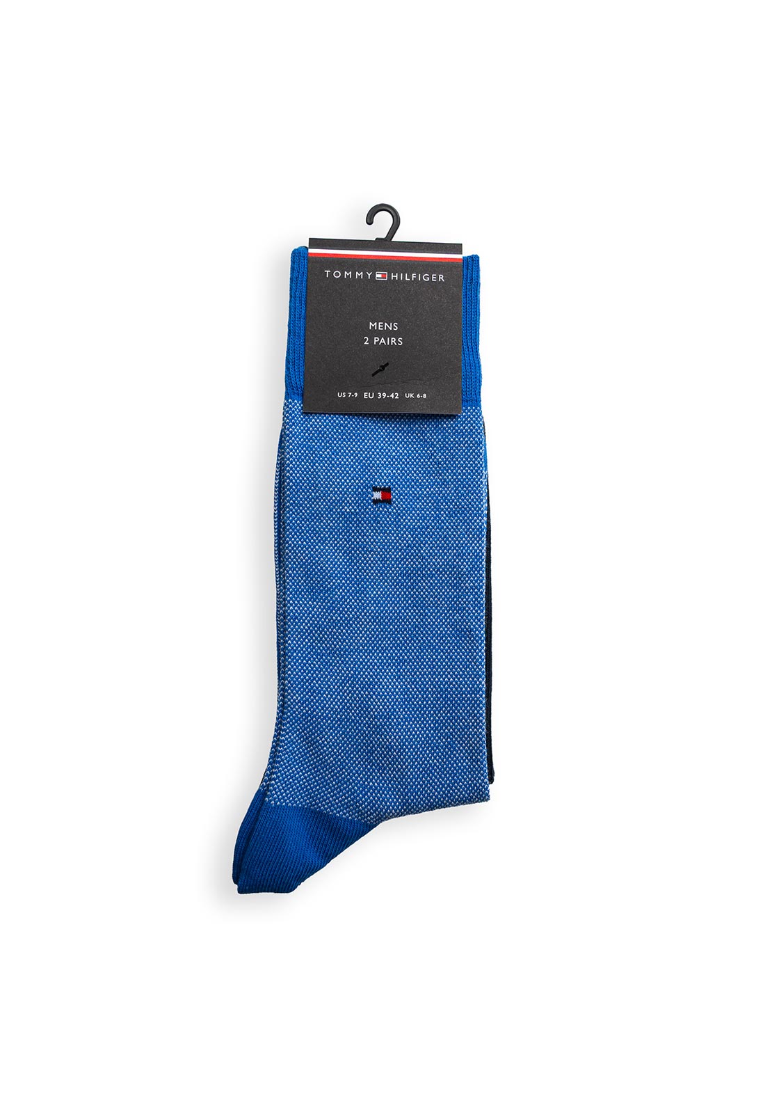 Tommy Hilfiger 2 Pair Classic Birdeye Socks, Blue & Navy