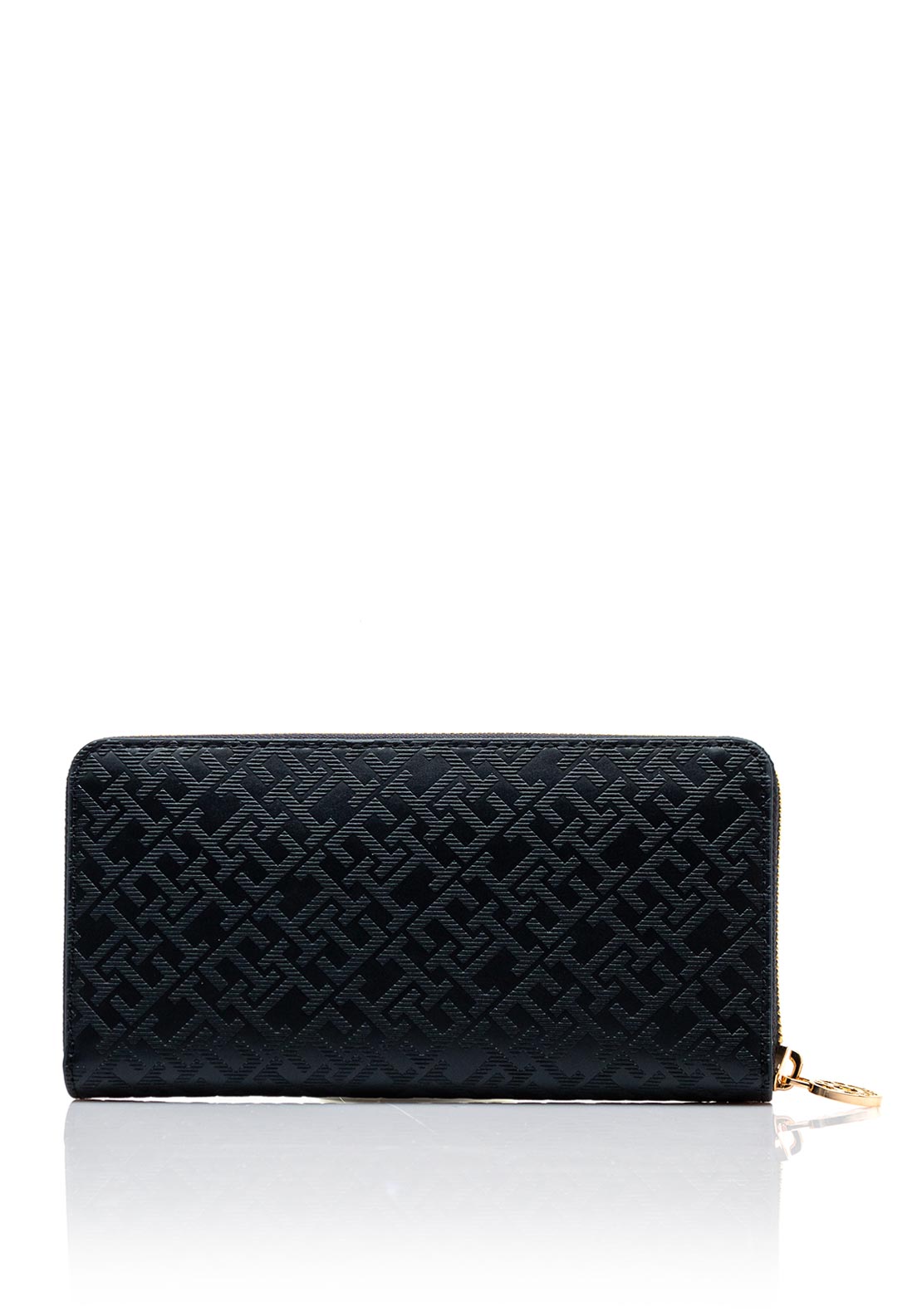 Tommy Hilfiger Distinct Monogram Large Wallet, Navy