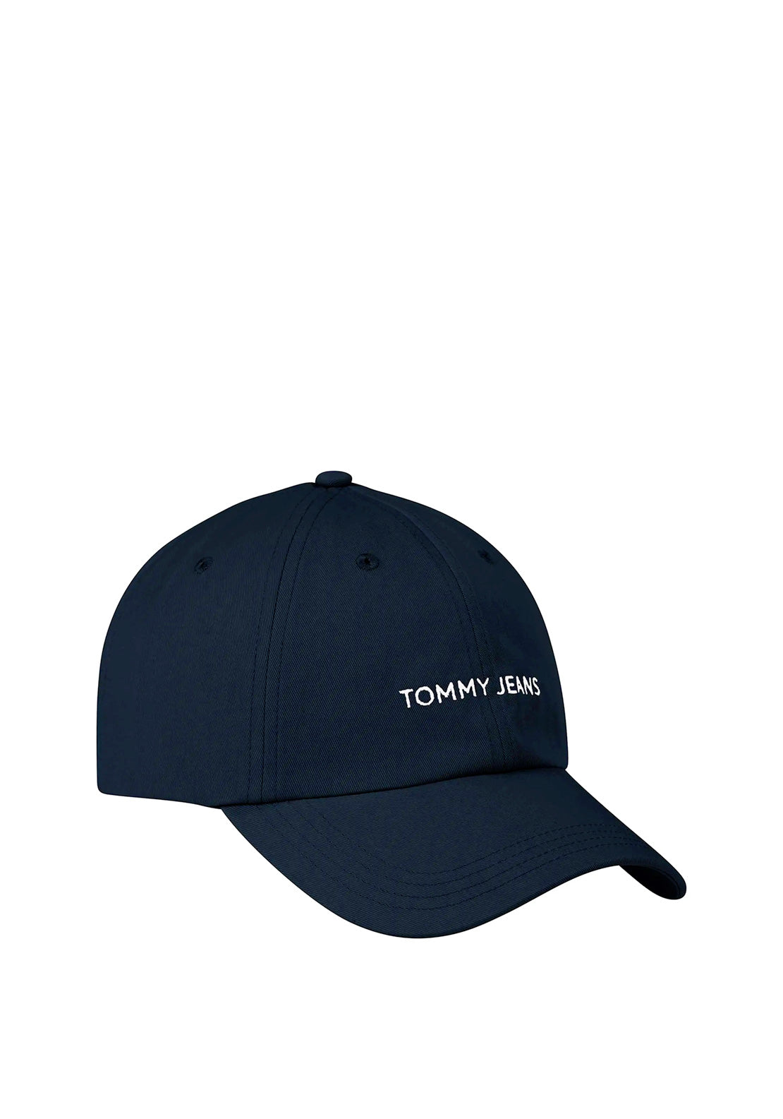 Tommy Jeans Essential Logo Baseball Cap, Dark Navy - McElhinneys