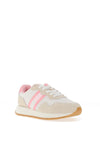 Tommy Jeans Womens Leather Essential Suede Cleat Trainers, Tickled Pink