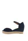 Tommy Hilfiger Womens Essential Wedge Sandals, Space Blue