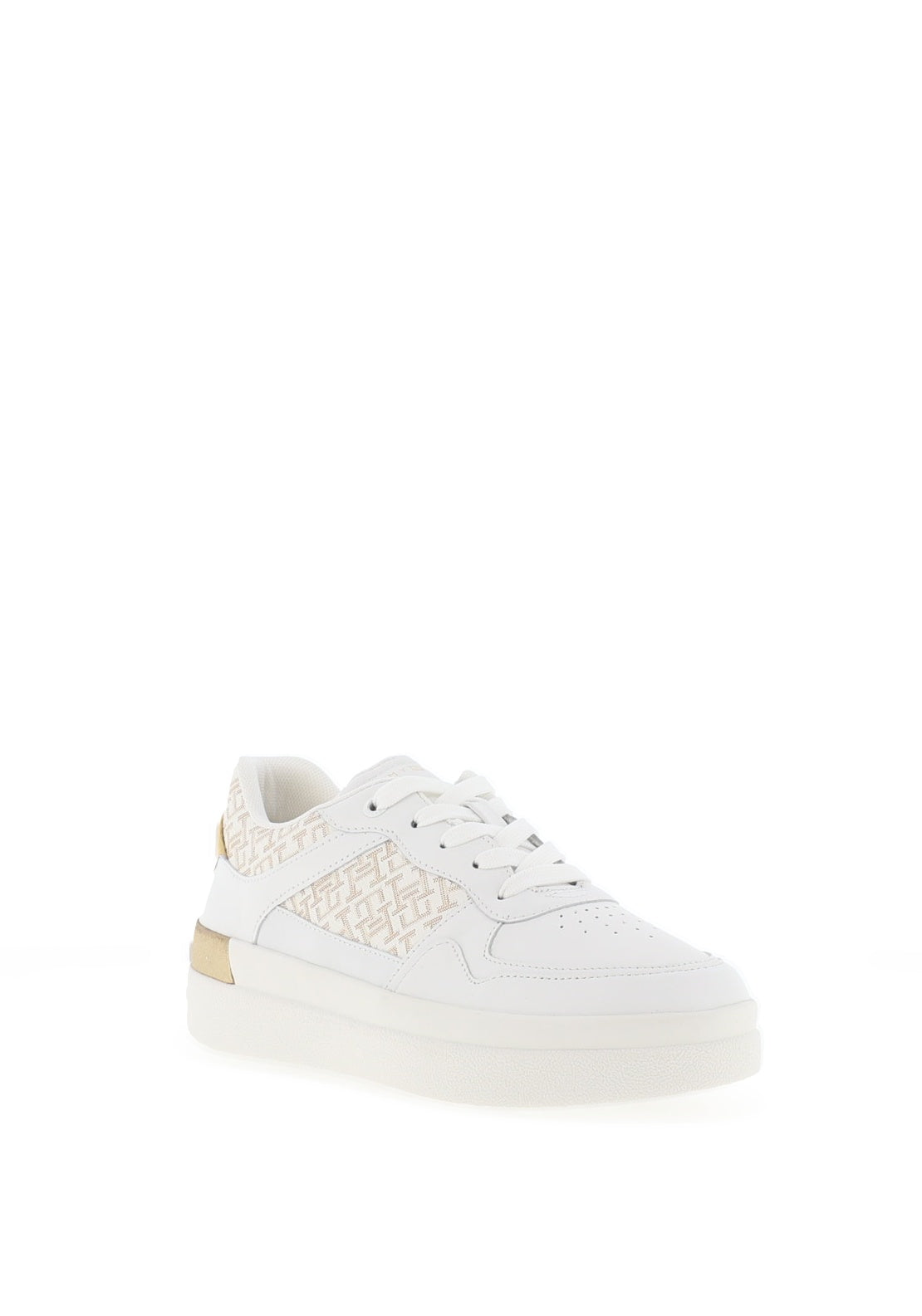Tommy Hilfiger Lux Court Monogram Trainers, White