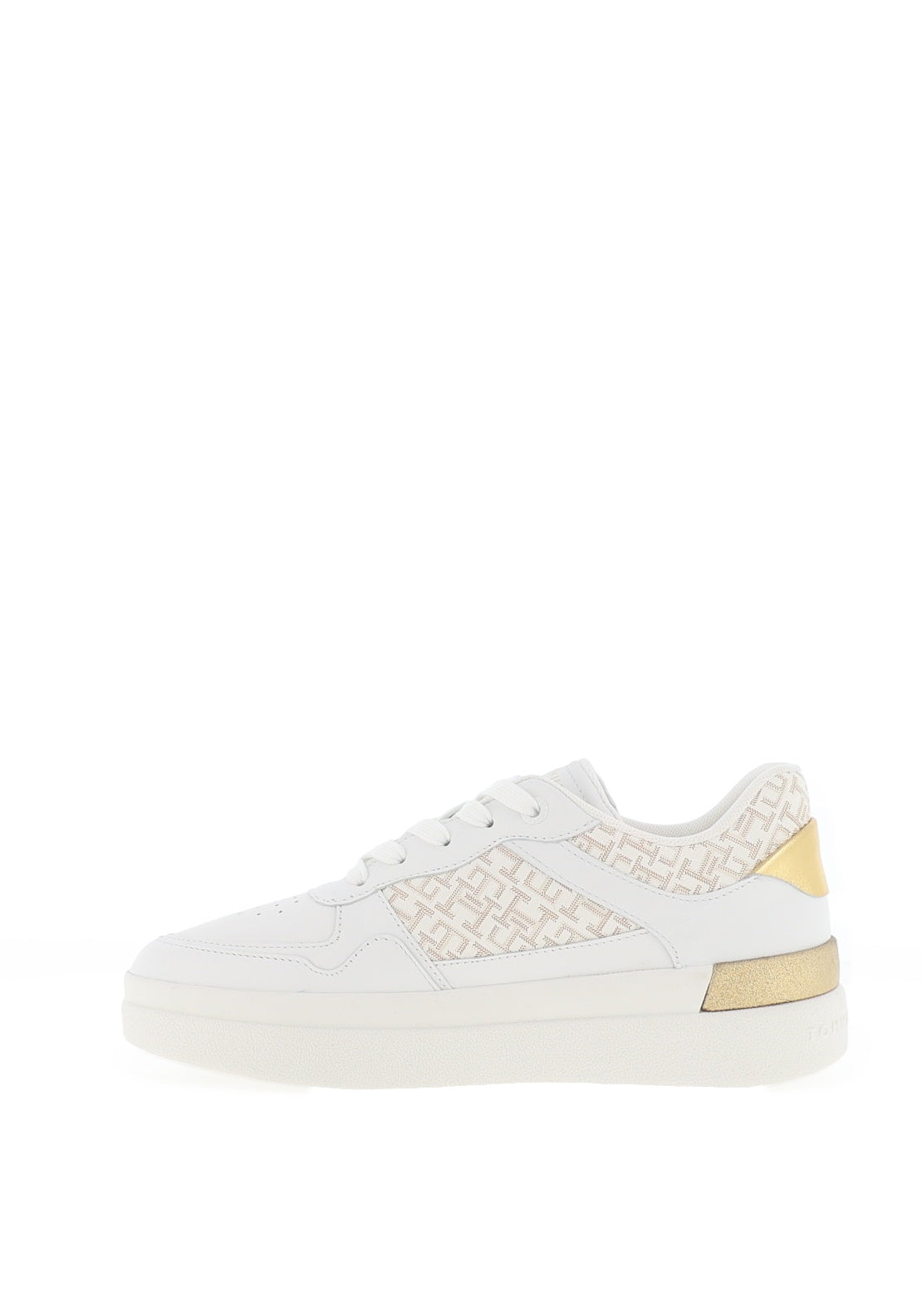 Tommy Hilfiger Lux Court Monogram Trainers, White
