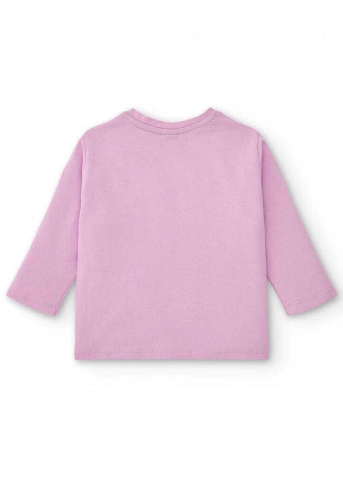 Tuc Tuc Girl Cyber Dino Heart Long Sleeve Top, Lilac