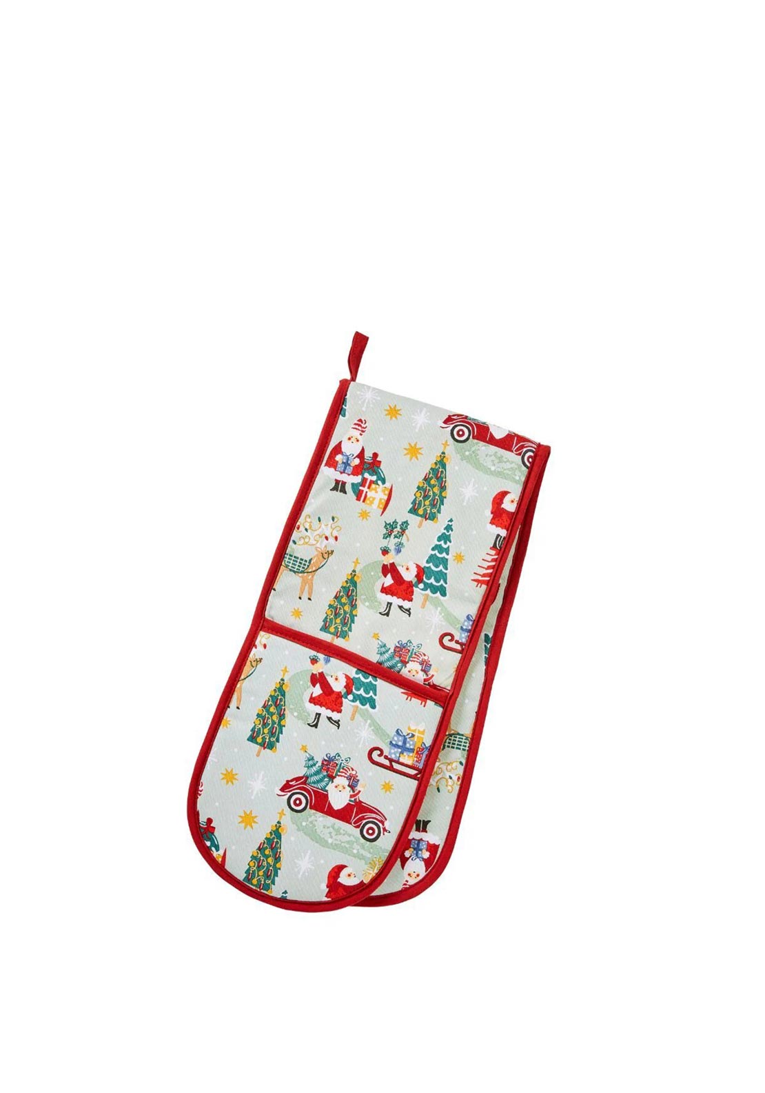 Ulster Weavers ‘Tis the Season Double Oven Glove, Green Multi