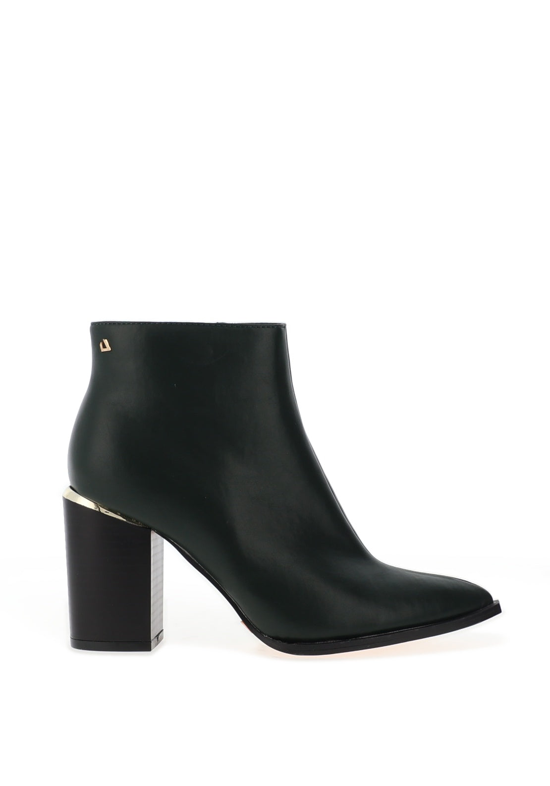 Una Healy Everybody Block Heeled Boots, Army Green McElhinneys