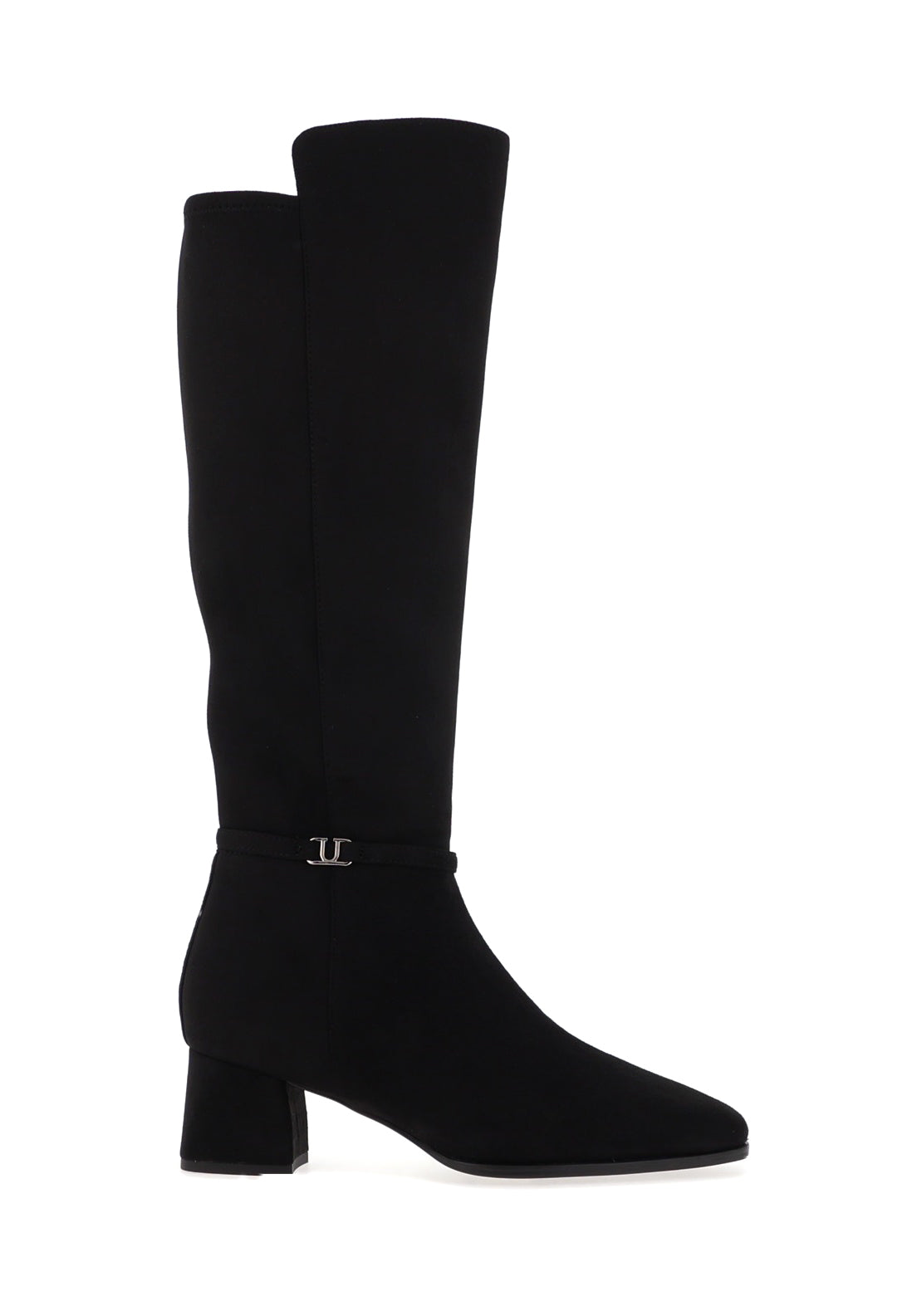 Unisa Lenz Soft Touch Knee High Boots, Black