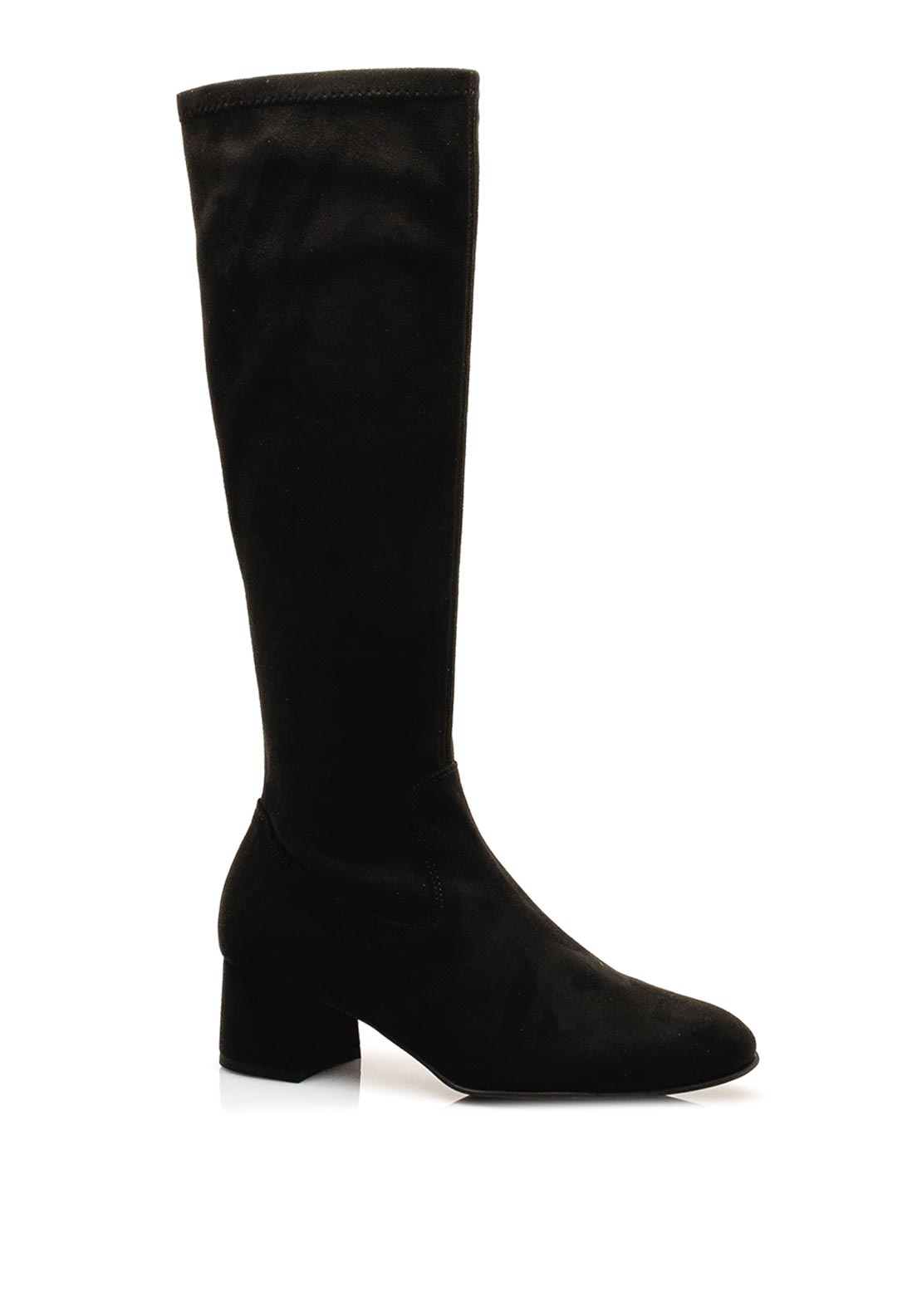 Unisa Lapes Knee High Heeled Boots, Black McElhinneys