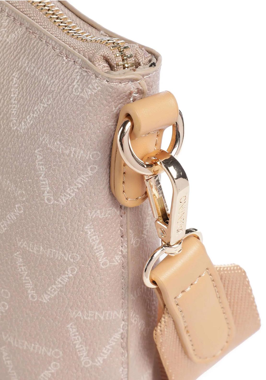Valentino Lady Re Monogram Crossbody Bag, Beige