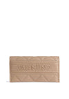 Valentino Ada Quilted Large Wallet, Beige