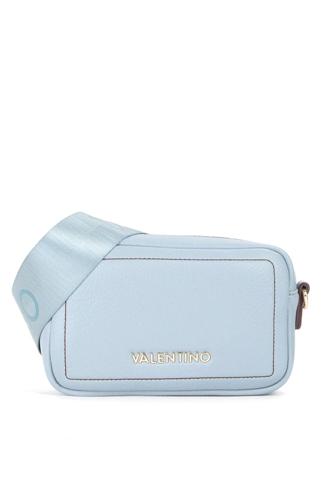 Valentino Samantha Mini Camer Crossbody Bag, Powder Blue