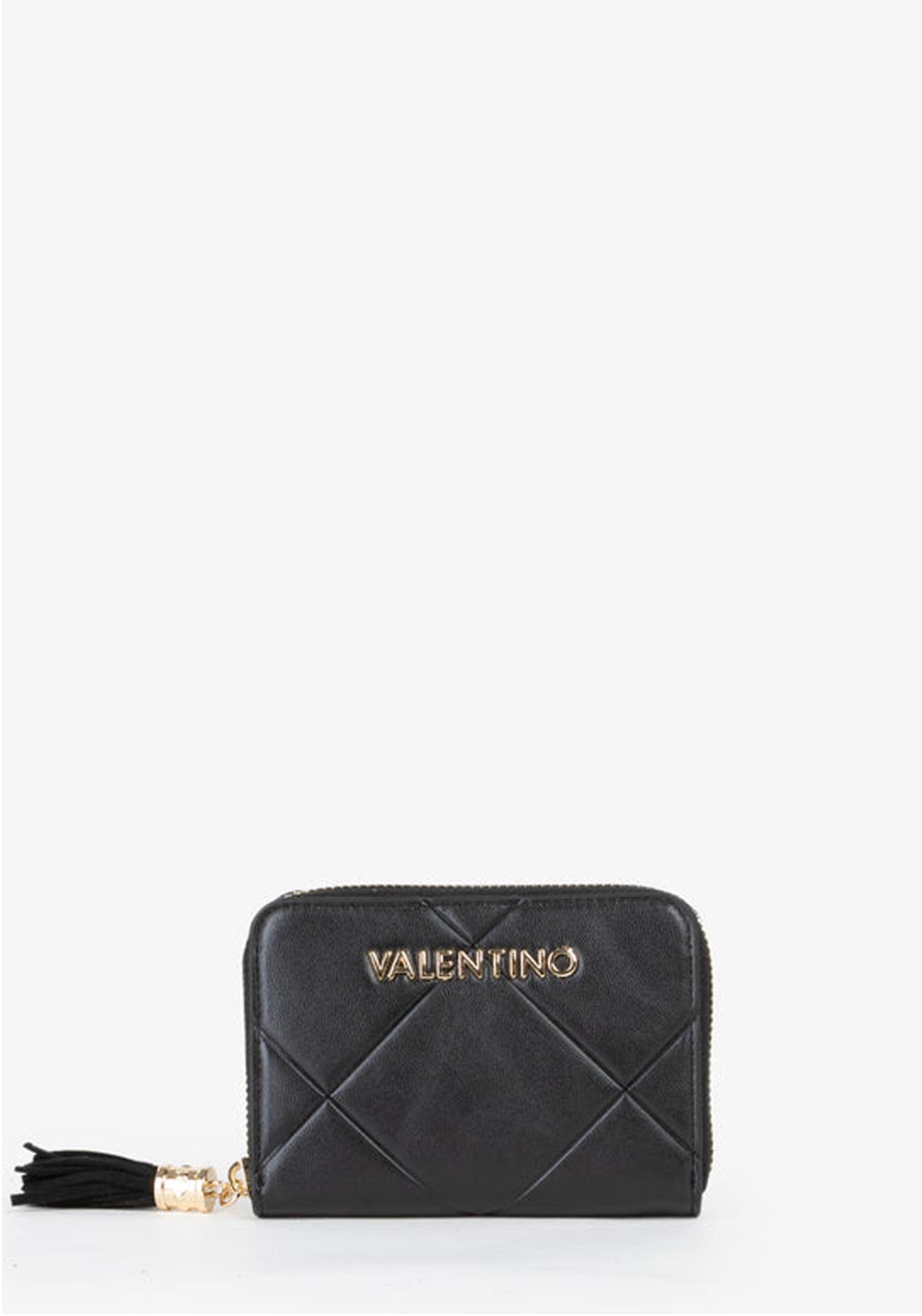 Valentino Astrid Small Zip Around Purse, Black