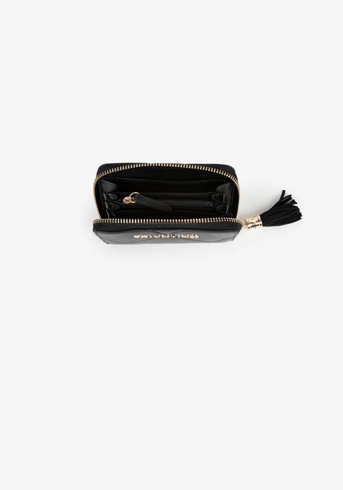Valentino Astrid Small Zip Around Purse, Black