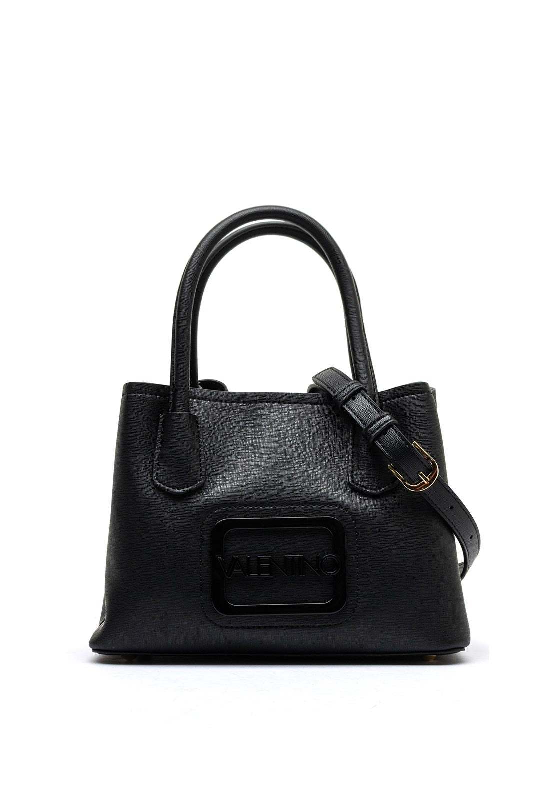 Valentino Trafalgar Medium Shoulder Bag, Black - McElhinneys