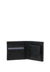 Valentino David Leather Wallet, Black