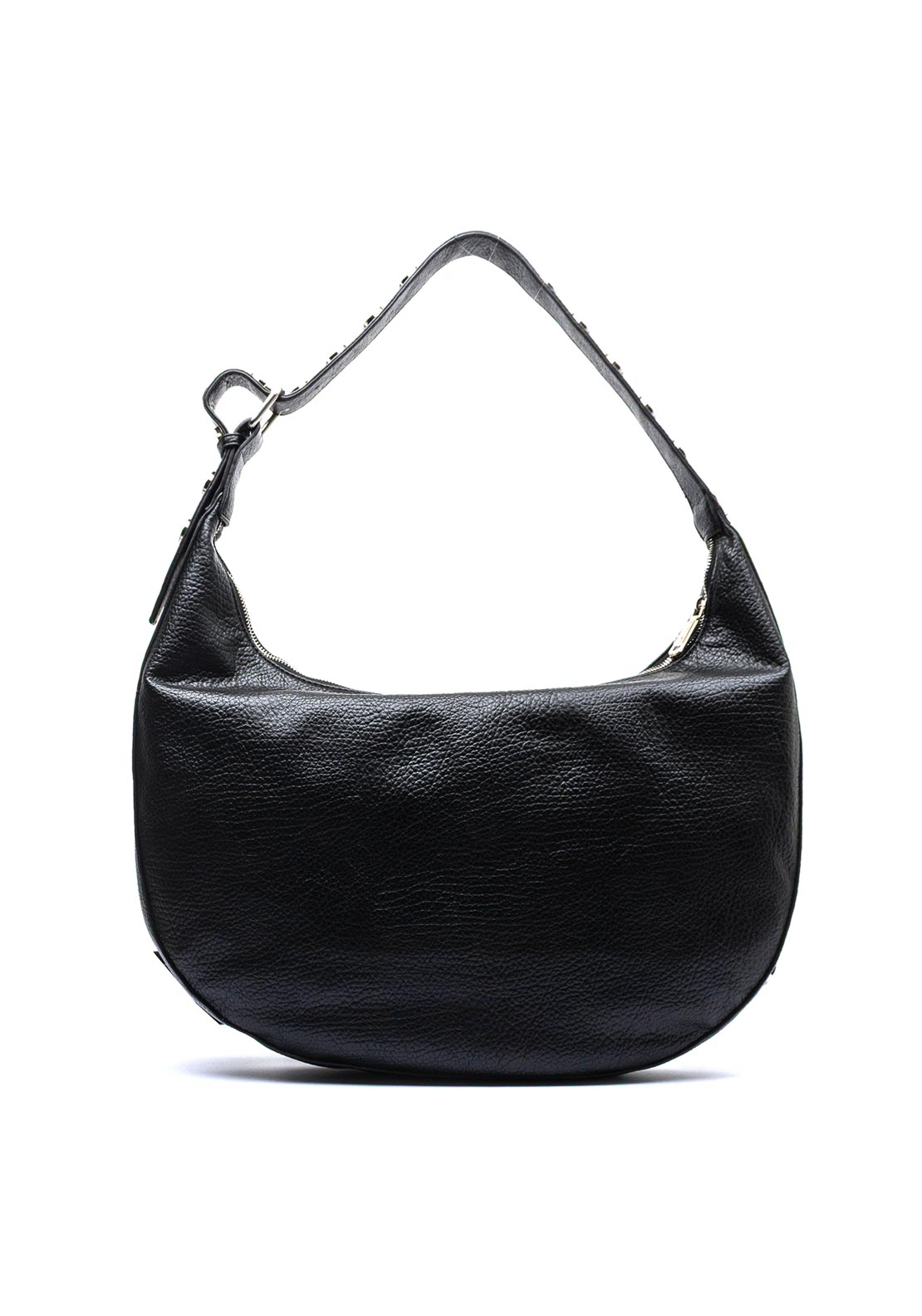 Valentino Glam Studded Large Shoulder Bag, Black