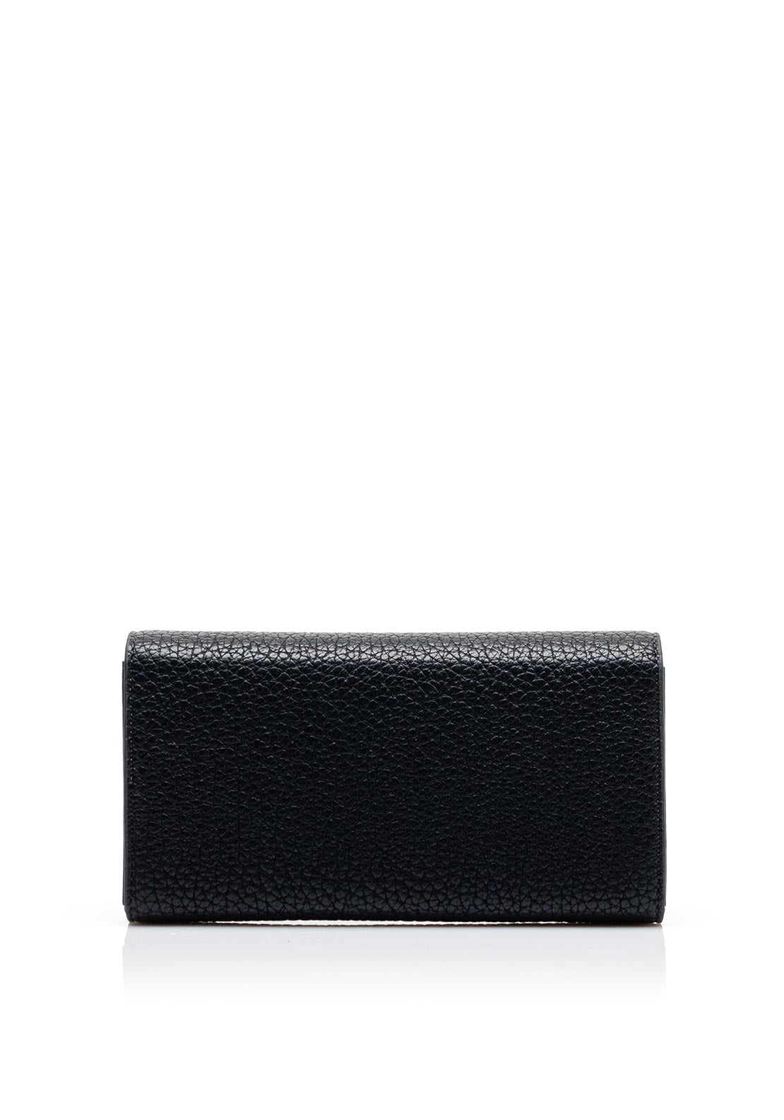Valentino Blossom Re Flapover Wallet, Navy