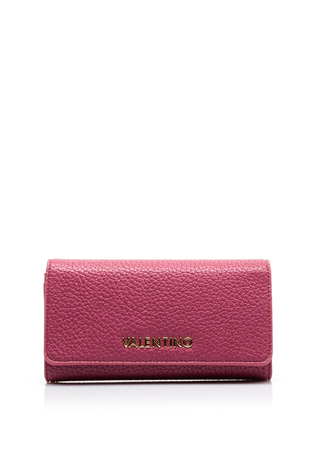 Valentino Blossom Re Flapover Wallet, Pink