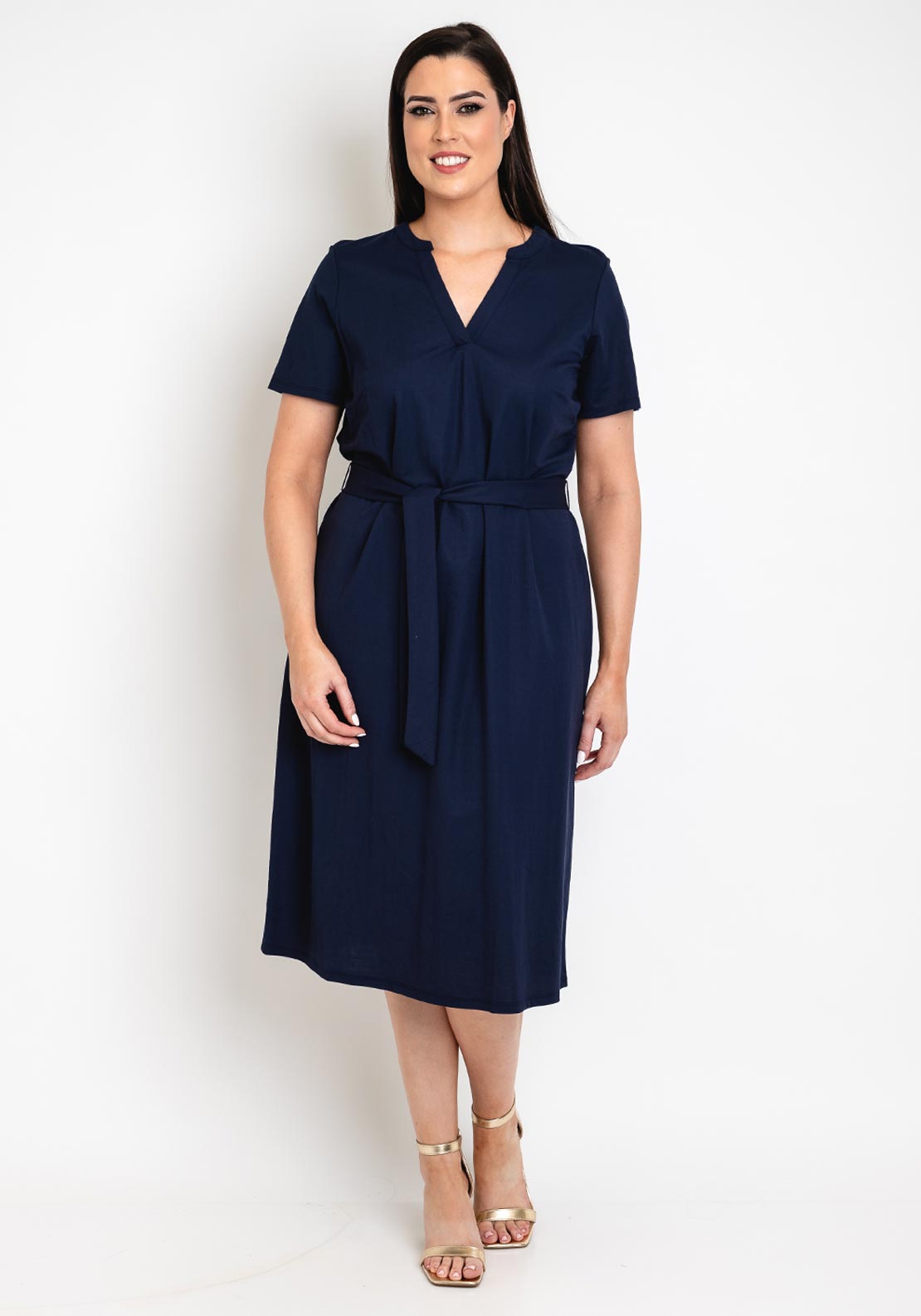 vero moda navy blue dress Vero Moda Women's Navy Blue VMSARA HALTER NECK ANKLE DRESS WVN Size: XXXL