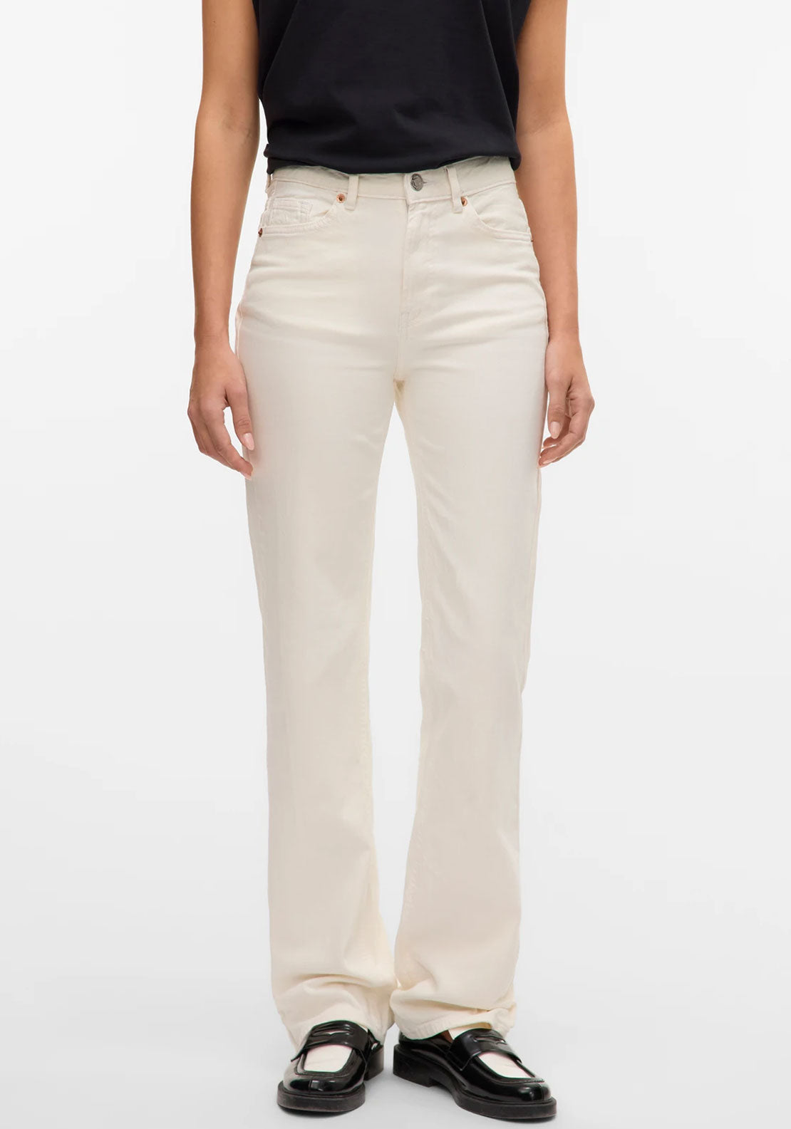 Vero Moda Tessa Straight Leg Jeans, Bright White McElhinneys
