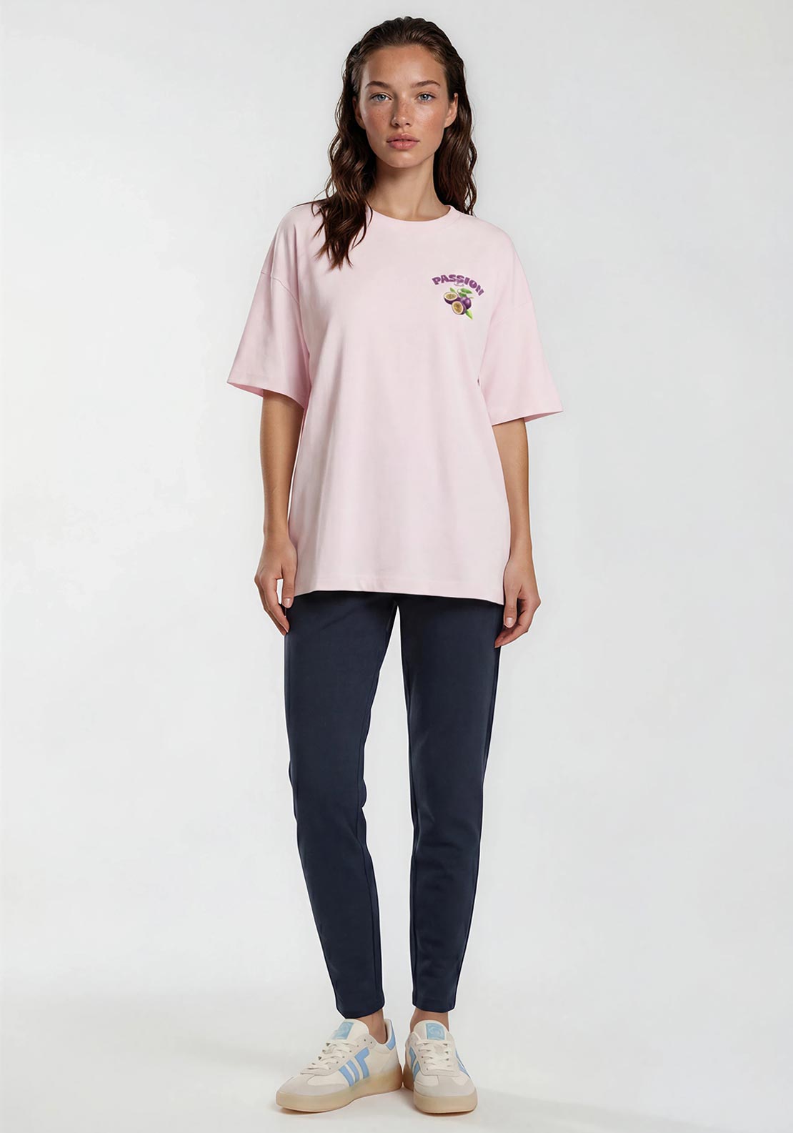 Vero Moda Hailey Oversized Back Graphic T-Shirt, Pink
