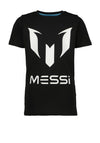 Vingino x Messi Logo Short Sleeve Tee, Deep Black