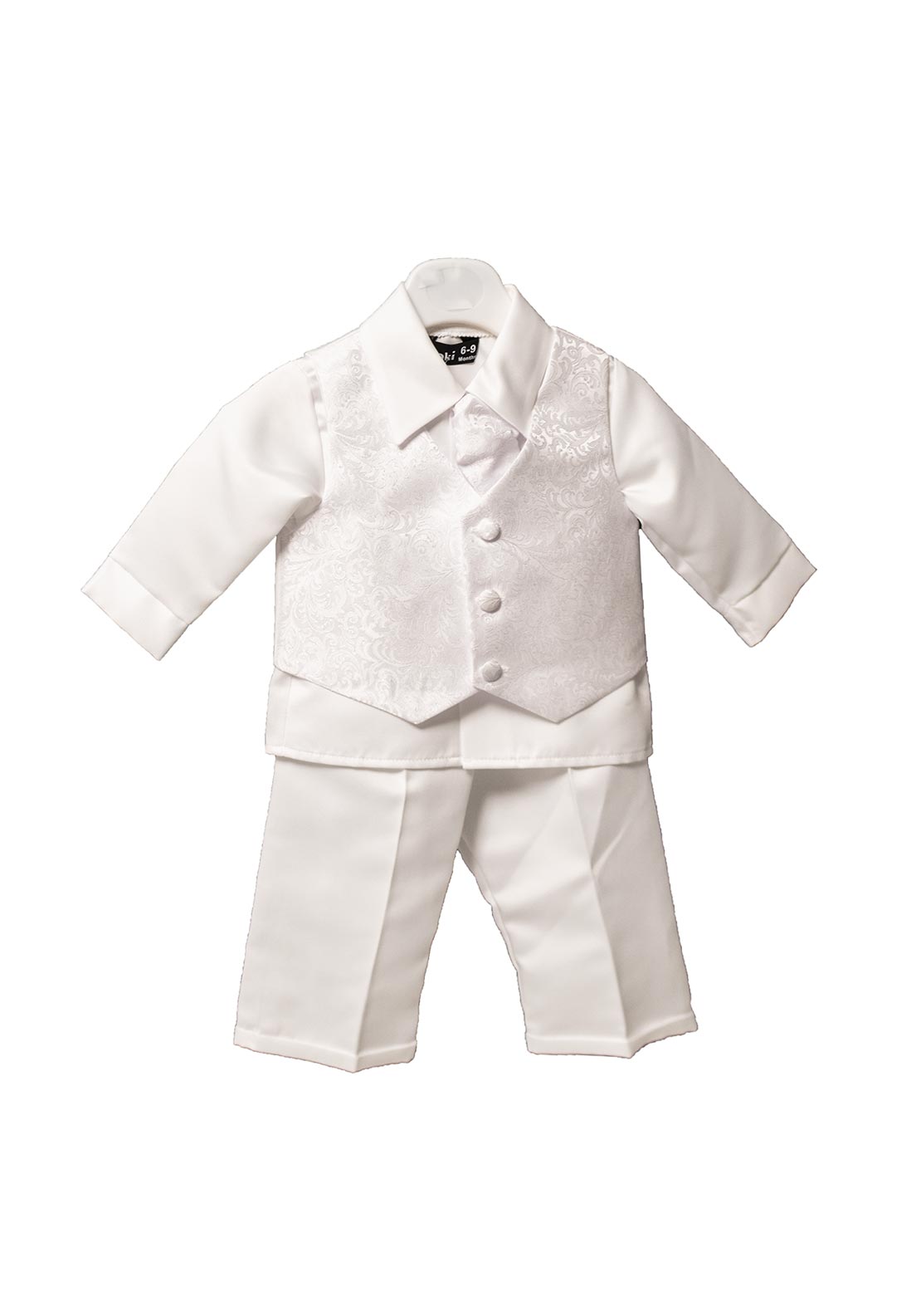 Vivaki Baby Boy Christening Piece Suit, White McElhinneys