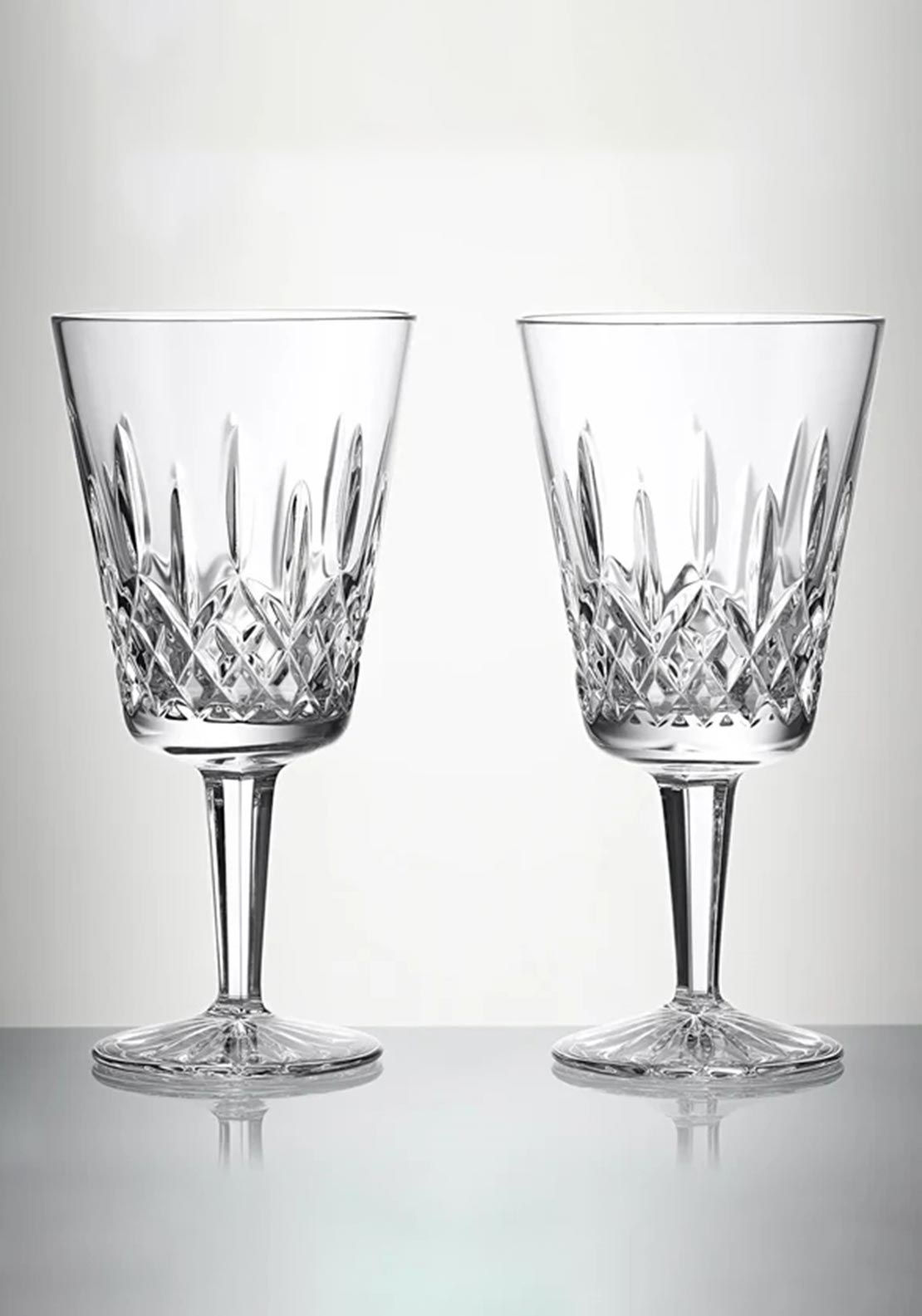 Waterford Crystal Lismore Set of 2 Medium Goblets