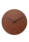 Widdop Bingham Interval Resin Wall Clock, Oxblood