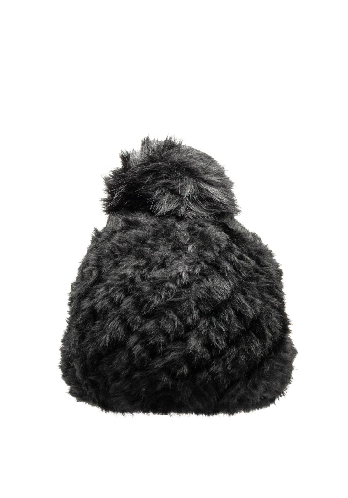 Serafina Collection Faux Fur Bobble Hat, Black McElhinneys
