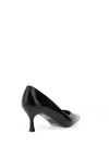 Zen Collection Patent Pointed Toe Heeled Shoes, Black