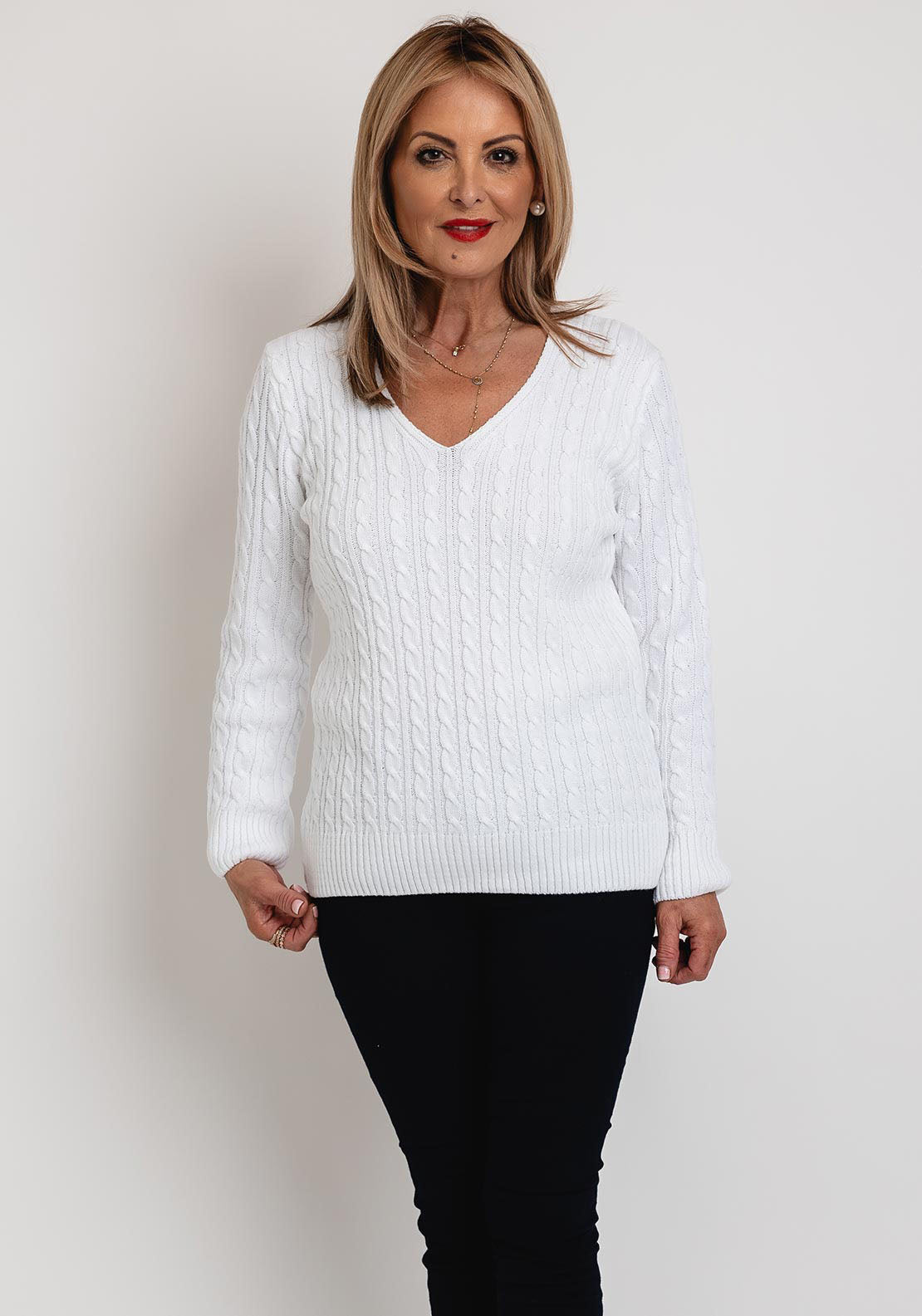 Seraphina - Elegant High-Neck Knit main image 1