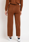 Serafina Collection Casual Wide Leg Knit Trousers, Coffee