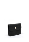 Serafina Collection Faux Leather Small Coin Wallet, Black