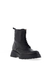 Wonders Atari Leather Laced Ankle Boot, Negro