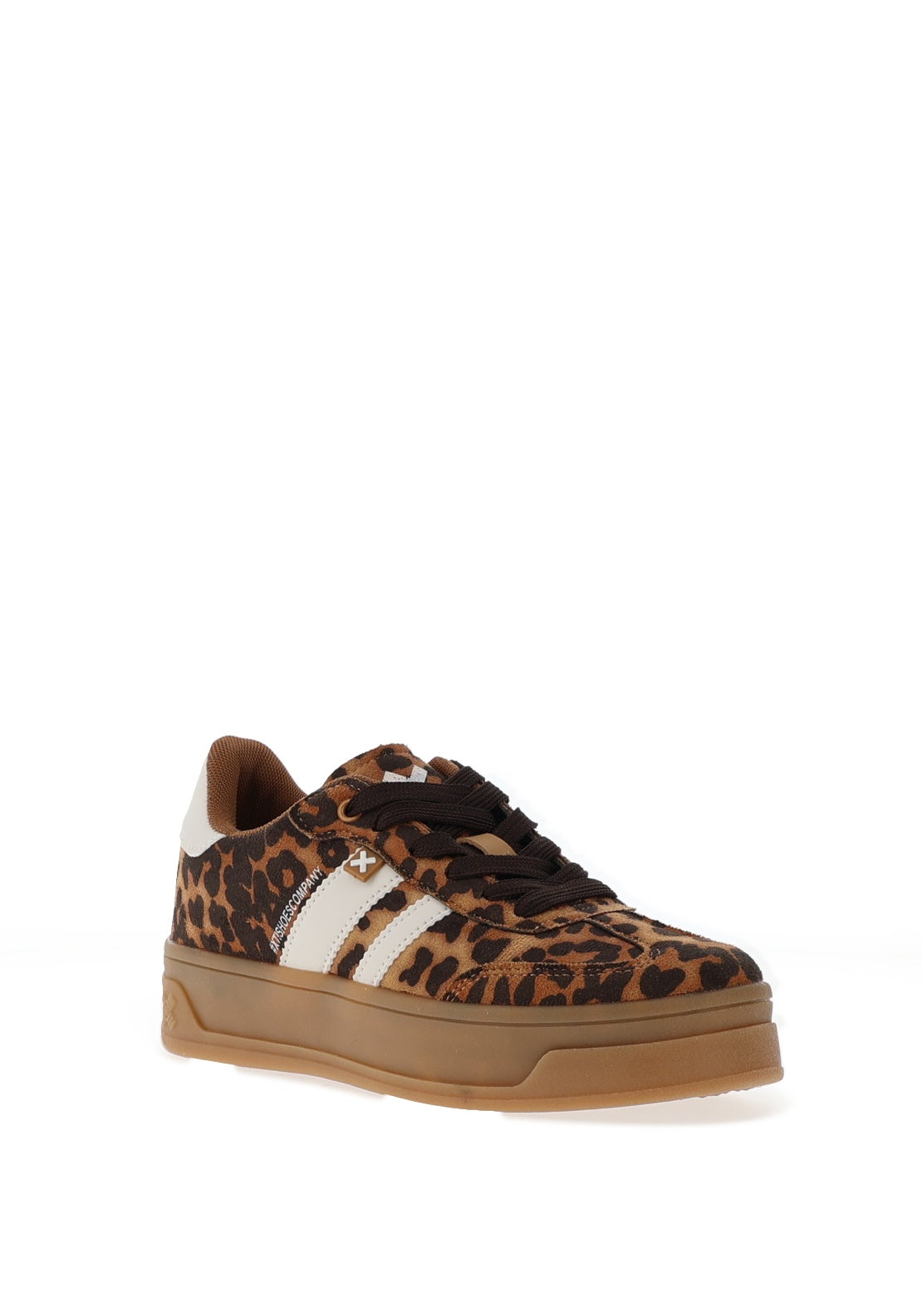 Xti Womens Leopard Printed Gum Trainers, Leopard