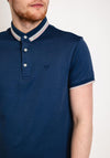 XV Kings by Tommy Bowe Raffo Tipped Polo Shirt, Admiral Mix