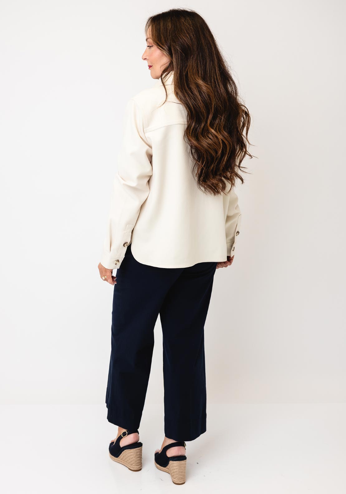 Yest Kacia Button up Jacket, Cream