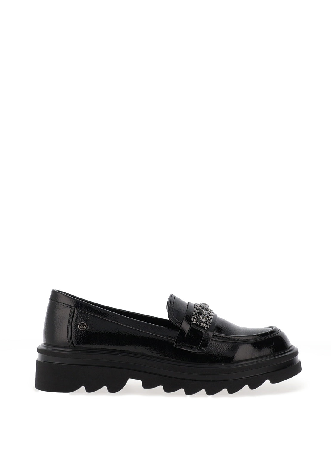 Zanni & Co Shiraoi Embellished Loafers, Black