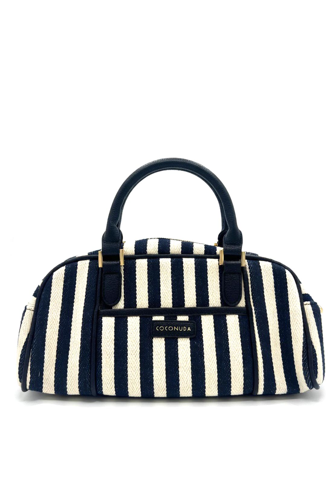 Zen Collection Nautical Stripe Dome Grab Bag, Navy