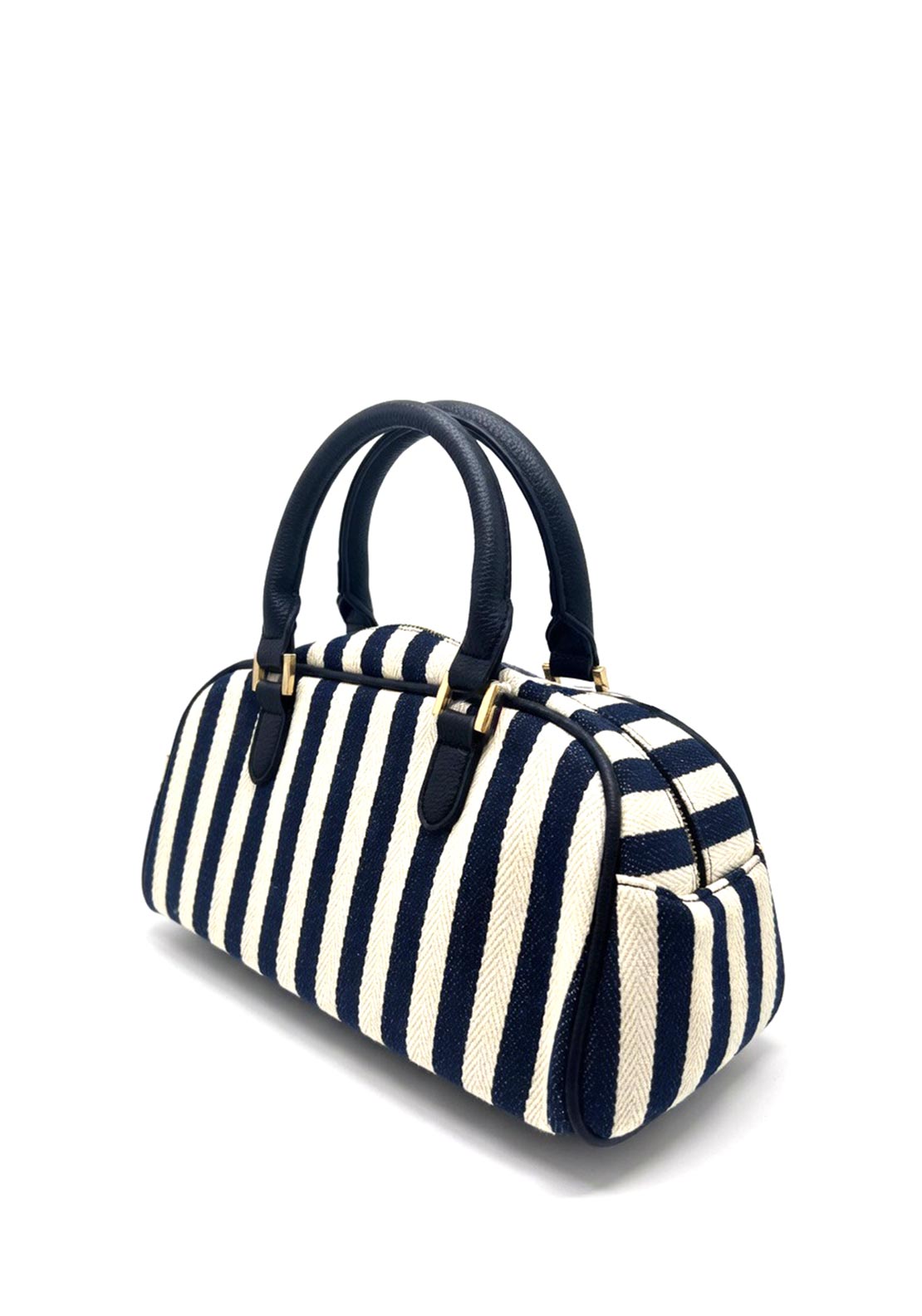 Zen Collection Nautical Stripe Dome Grab Bag, Navy