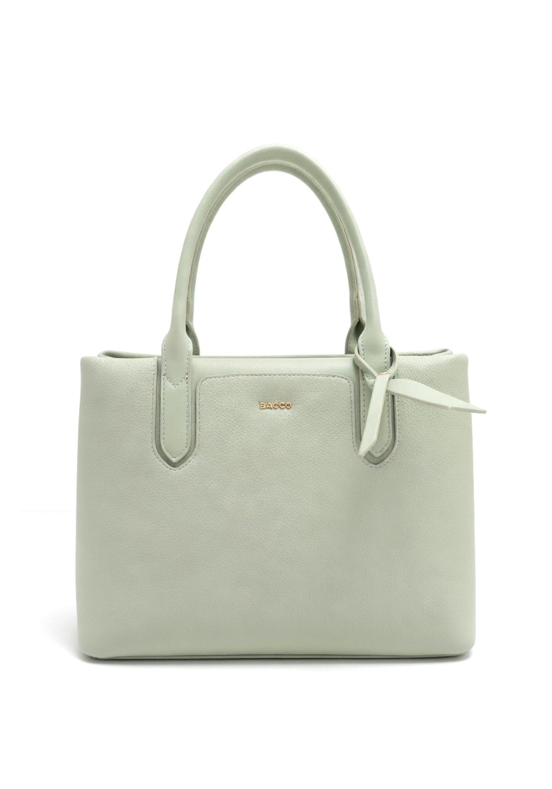 Zen Collection Faux Pebbled Leather Medium Grab Bag, Green