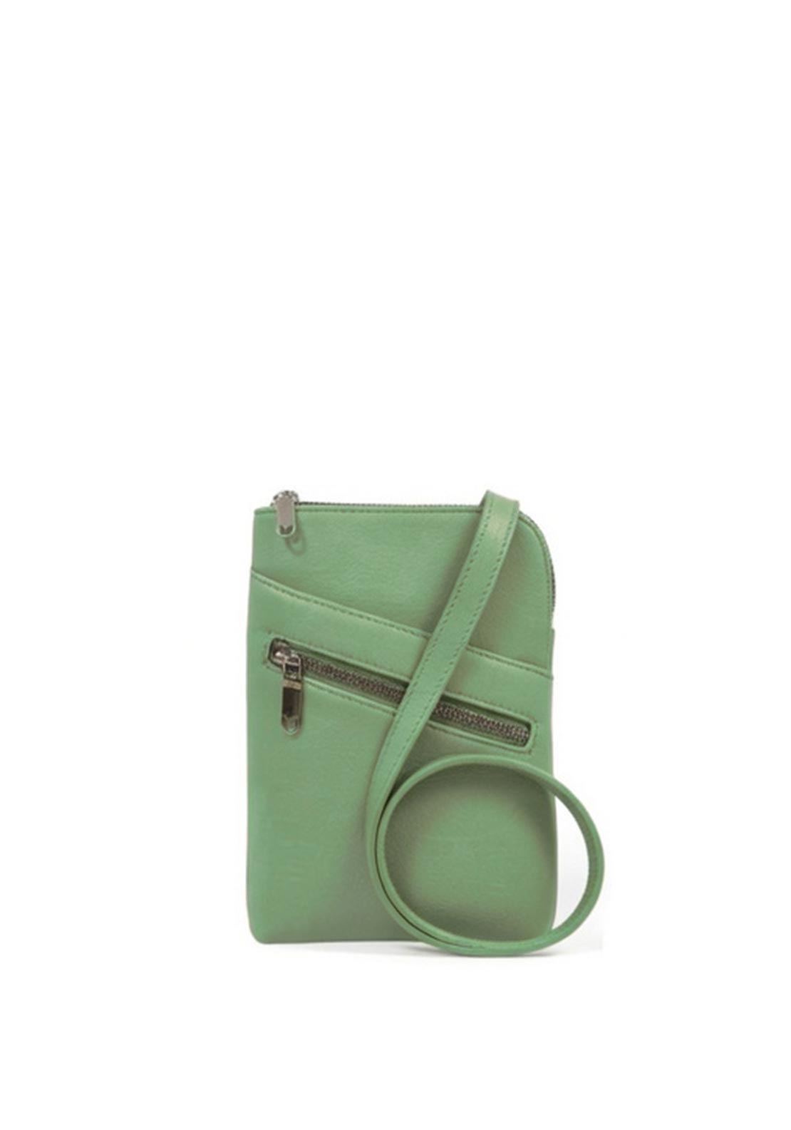 Zen Collection Smartphone Crossbody Purse, Green