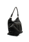 Zen Collection Tassel Hobo Shoulder Bag, Black
