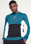 11 Degrees Cut & Sew Crew Neck Sweater, Multi