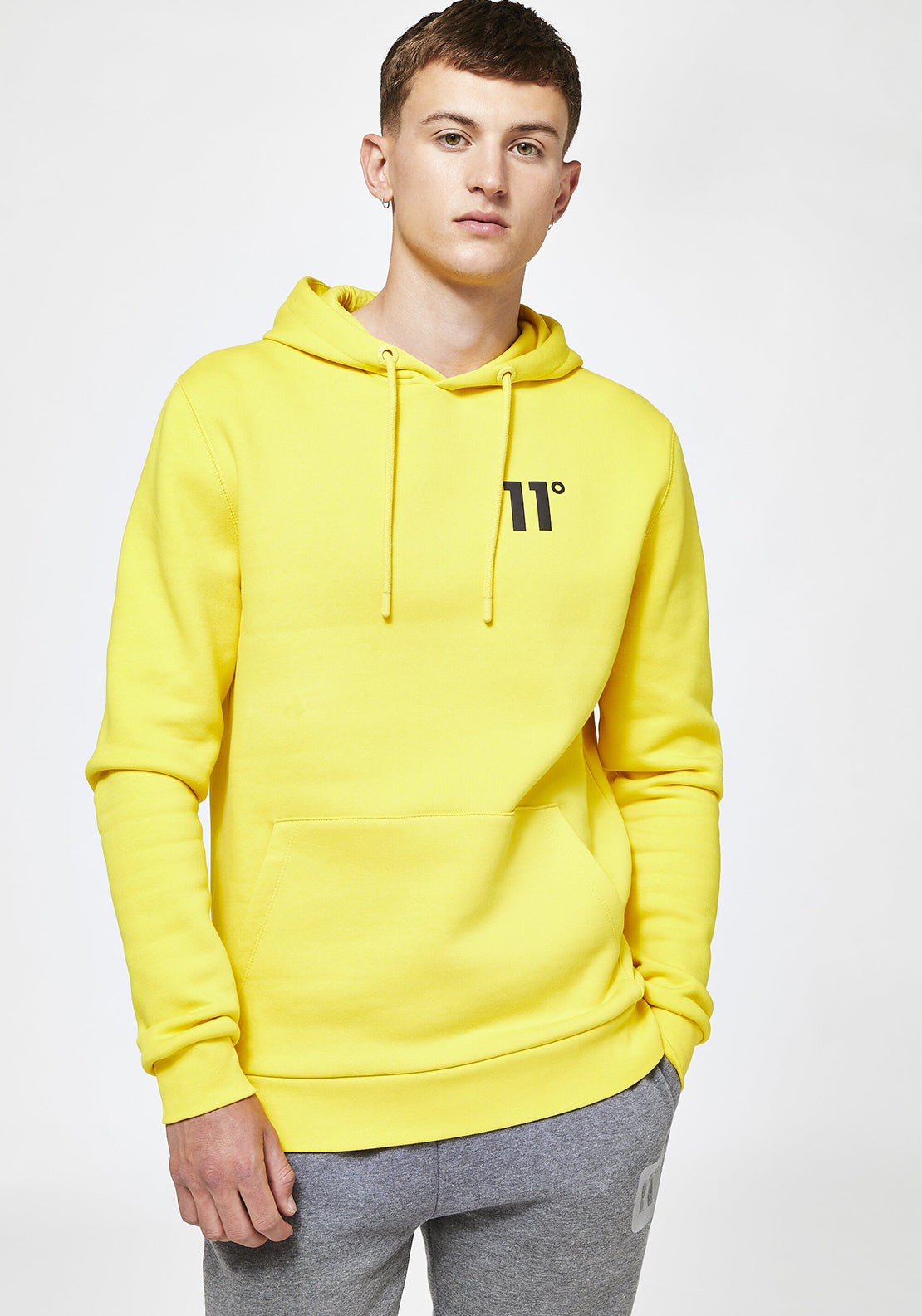 11 Degrees Core Pull Over Hoodie, Empire Yellow McElhinneys