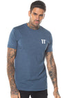 11 Degrees Core T-Shirt, Navy Marl