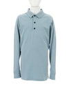 1880 Club Boys Long Sleeve Polo Shirt, Blue